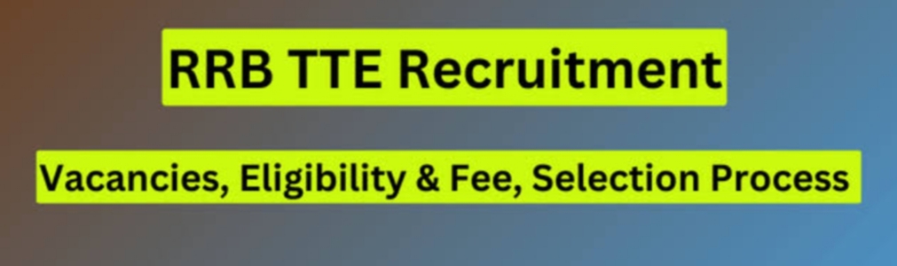 RRB TTE Recruitment 2024
